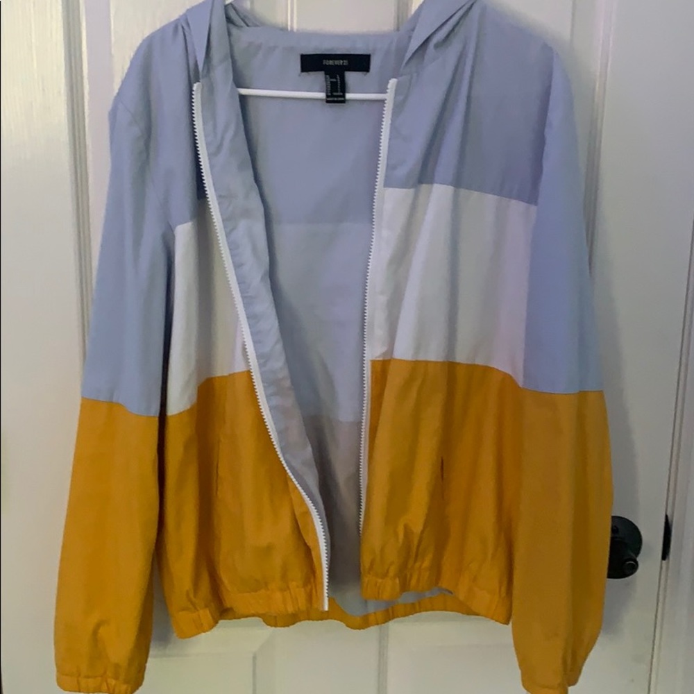 Forever 21 Colorblock Windbreaker